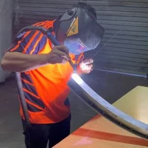 Make It Group fabricator welding aluminium in Bayswater